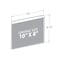 Azar Displays 10"W x 8"H Wall U-Frame w/ Holes, PK10 162719 - alternate 2
